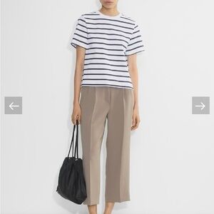 Wilfred Effortless Cropped Pants in Vin Gris